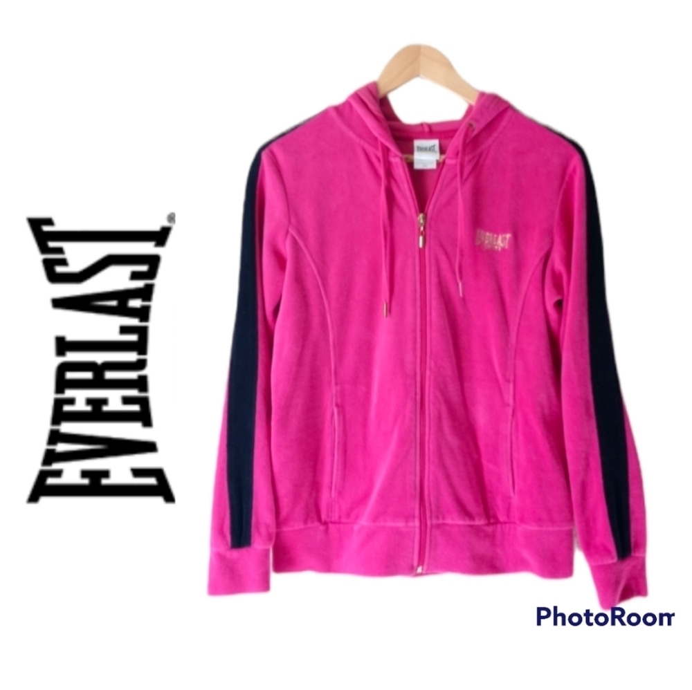 🪷Everlast Sport Fusia Long Sleeves Zip-Up Hoodie Size M.